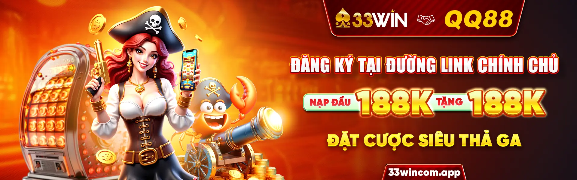 Đăng ký tại trang chủ 33win đặt cược siêu thả ga